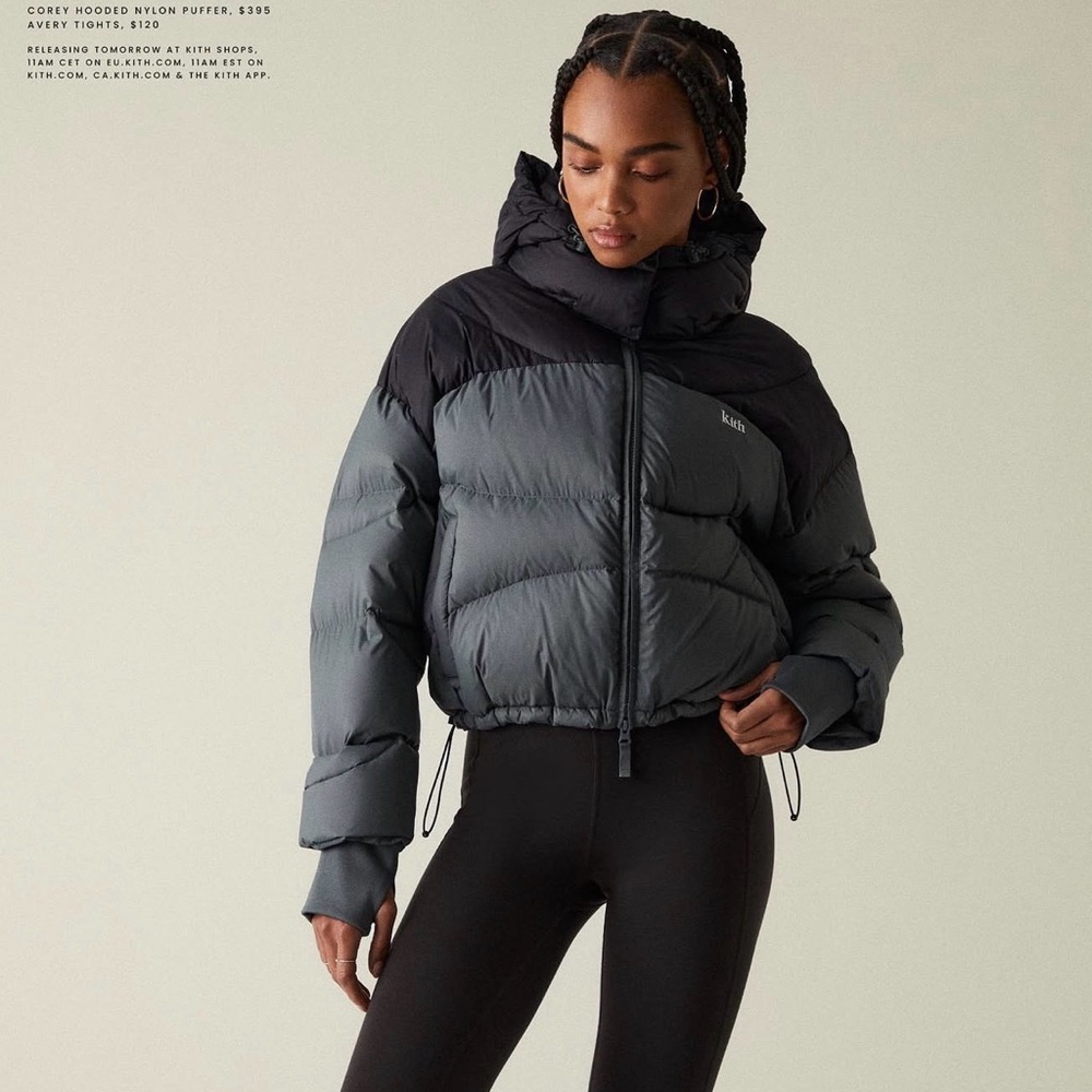 Kith Women Corey Hooded Nylon Puffer - Picture 1 of 9